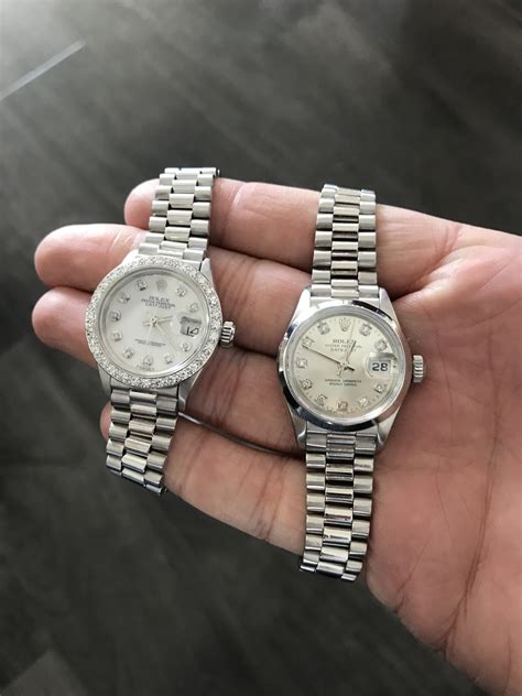 rolex platinum vs white gold